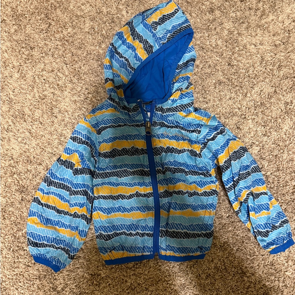 Lined Columbia rain jacket